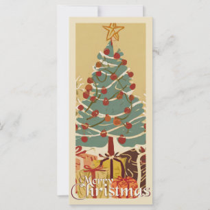 Weihnachtsmotiv mit Geschenken unter dem Weihnacht