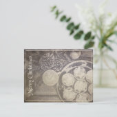 Weihnachtsmotiv mit Keksen und Kaffee (Stehend Vorderseite)