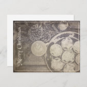 Weihnachtsmotiv mit Keksen und Kaffee (Vorne/Hinten)