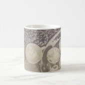 Weihnachtsmotiv mit Keksen und Kaffee Kaffeetasse (Mittel)