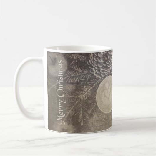 Weihnachtsmotiv mit Keksen und Kaffee Kaffeetasse (Links)