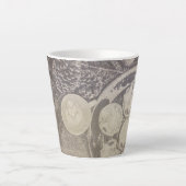 Weihnachtsmotiv mit Keksen und Kaffee Milchtasse (Vorderseite)