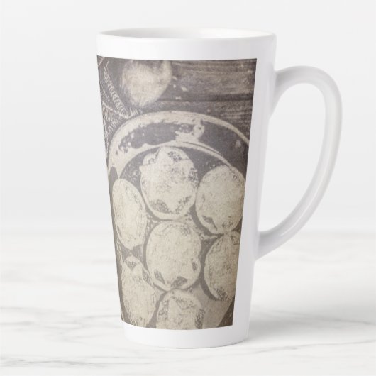 Weihnachtsmotiv mit Keksen und Kaffee Milchtasse (Rechts)