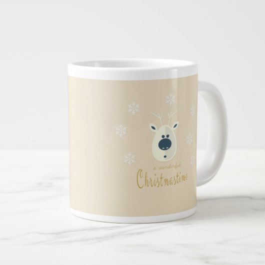 Weihnachtsmotiv No. 4 Jumbo-Tasse (Vorderseite Rechts)