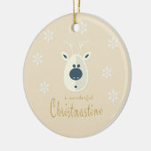 Weihnachtsmotiv No. 4 Keramik Ornament (Links)