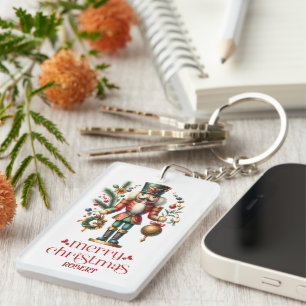 Weihnachtsmotiv Nussknacker Schlüsselanhänger