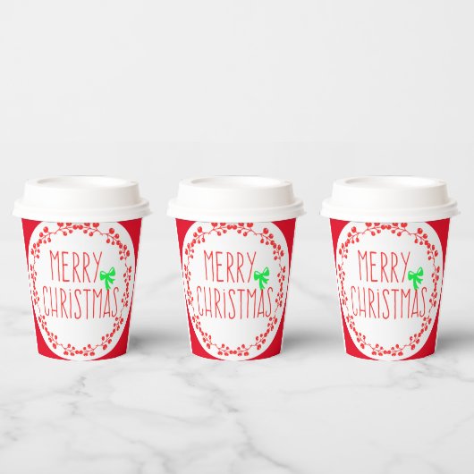 Weihnachtsmotiv Papiertasse (mit optionalem Deckel Pappbecher (Multi)