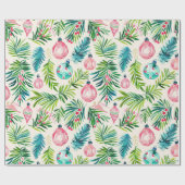 Weihnachtsmotiv-Schmuckgarten Geschenkpapier (Flach)