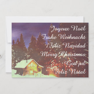 Weihnachtsmotiv Winterwunderland