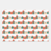 Weihnachtsmotive Geschenkpapier Set (Vorderseite 3)