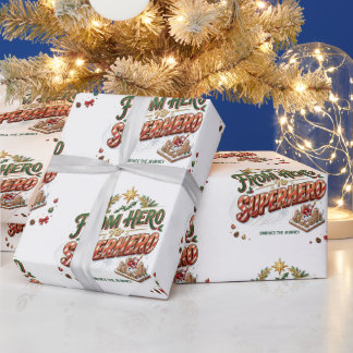 Weihnachtsmotivierendes Feiertagsdesign Geschenkpapier