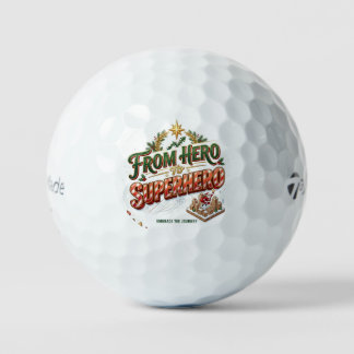 Weihnachtsmotivierendes Feiertagsdesign Golfball