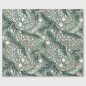 Weihnachtsmotivsimbole Geschenkpapier (Flach)