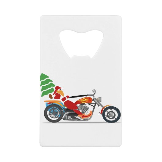 Weihnachtsmotor Geldbeutel Flaschenöffner (Vorderseite)