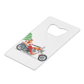 Weihnachtsmotor Geldbeutel Flaschenöffner (Rückseite Schrägansicht)