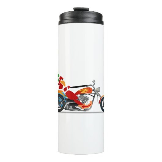 Weihnachtsmotor Thermosbecher (Vorderseite)