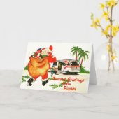 Weihnachtsmotor-Zuhause Karte (Gelbe Blume)