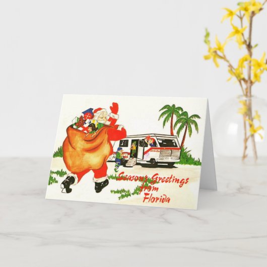 Weihnachtsmotor-Zuhause Karte (Gelbe Blume)