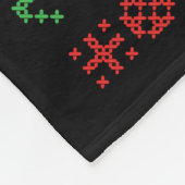 Weihnachtsmotorrad Motocross Braap Dirt Bike Fleecedecke (Ecke)