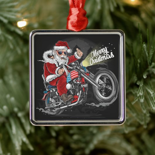 Weihnachtsmotorrad Ornament Aus Metall (Baum)