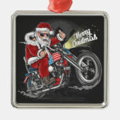 Weihnachtsmotorrad Ornament Aus Metall (Vorne)