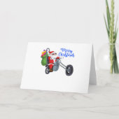 Weihnachtsmotorrad santa einladung (Rückseite)