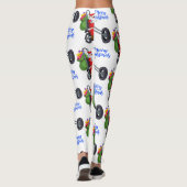 Weihnachtsmotorrad santa leggings (Rückseite)