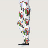 Weihnachtsmotorrad santa leggings (Links)