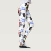 Weihnachtsmotorrad santa leggings (Rechts)