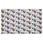 Weihnachtsmotorrad santa stoff (Fat Quarter (45,7 x 55,9 cm))