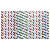 Weihnachtsmotorrad santa stoff (Yard (91,4 cm))