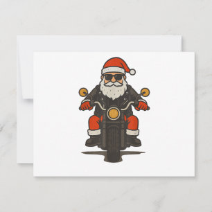 Weihnachtsmotorrad Weihnachten Vintage Lustiger Bi
