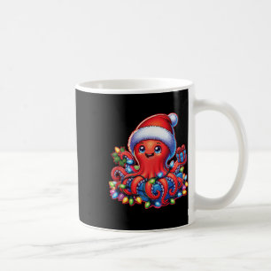 Weihnachtsmotten mit Weihnachtsmannmütze und Urlau Kaffeetasse