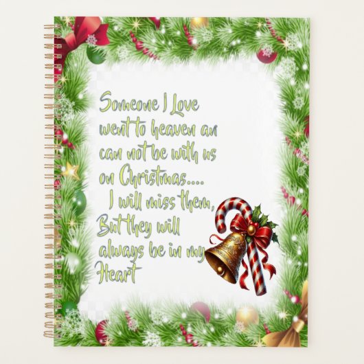 Weihnachtsmotto Planer (Vorderseite)