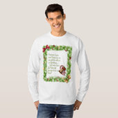 Weihnachtsmotto T-Shirt (Vorne ganz)