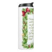 Weihnachtsmotto Thermosbecher (Nach links gedreht)