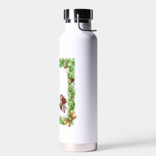 Weihnachtsmotto Trinkflasche (Links)