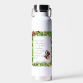 Weihnachtsmotto Trinkflasche (Vorne)