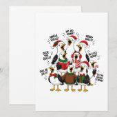 Weihnachtsmöwenchor Einladung (Vorne/Hinten)