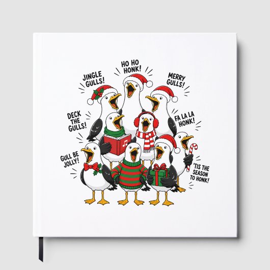 Weihnachtsmöwenchor Gästebuch (Vorderseite)