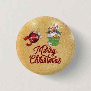 Weihnachtsmuffin Button
