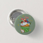 Weihnachtsmuffin Button (Vorne & Hinten)