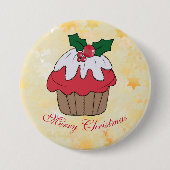 Weihnachtsmuffin Button (Vorderseite)