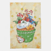 Weihnachtsmuffin Geschirrtuch (Vertikal)