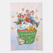 Weihnachtsmuffin Geschirrtuch (Vertikal)