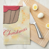 Weihnachtsmuffin Geschirrtuch (Viertel Falte)