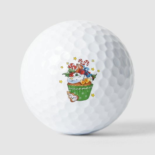Weihnachtsmuffin golfball (Vorderseite)