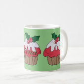 Weihnachtsmuffin, personalisiert kaffeetasse (VorderseiteRechts)