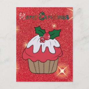 Weihnachtsmuffin Postkarte