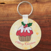 Weihnachtsmuffin Schlüsselanhänger (Vorderseite)